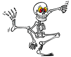 squelette danse